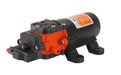 Seaflo 12V DC 1.2 GPM 35 PSI 21-Series Diaphragm Water Pressure Pump for Caravan/RV/Boat/Marine