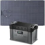 ALLPOWERS S2000 Pro Portable Power Station with SF200 Panel Included, 1500Wh MPPT Solar Generator 2400W with Flexible Solar Panel 200W for RV Outdoor Camping Home Emergency
