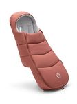 Bugaboo Footmuff - All-Season Stroller Accessory Weatherproof Climate Control Removable and Reflective - SUNSET RED