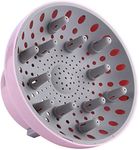 Hairizone Universal Hair Diffuser Adaptable for Blow Dryers with D-1.7-Inch to 2.6-Inch for Curly or Wavy Hair, Pink