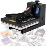 MY PRINT | 15x15 Inch Heat Press Machine | Heavy Duty Multifunction Sublimation & DTF Printing Machine | T-Shirt Printing Machine | for [DTF] [Sublimation] [Vinyl] Printing Business Supply Product [Teflon Attached]