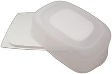 Tupperware KäseMax Rectangular White Transparent Cheese Container Cheese Condensplus Kondenspro Cheese CheeSmart Stackable