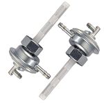 WOOSTAR 16mm Fuel Petcock Valve with Filter Low Tension Switch Replacement for GY6 50cc 60cc 80cc 125cc 150cc ATV Go Kart Moped Scooter Pack of 2