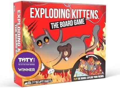 Exploding Kittens: The Board Game - The Action Packed Party Game to Celebrate 10th Birthday - 2-6 Players Aged 7+ - Great for Adults, Teens, Collectors, Kids