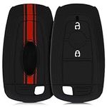 kwmobile Silicone Key Fob Cover Compatible with Ford 2 Button Car Key Keyless Go