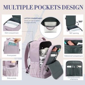 Yankony Ryanair Cabin Bag 40x30x20cm – Underseat Travel Backpack with Multiple Pockets