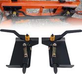 Universal Skid Steer Quick Attach Conversion Attach Adapter, Skid Steer Quick Attachment Plate Bobtach Latch Box Plate Weld On QTK, 1 Pair Skid Steer Quick Tach Attach Conversion Adapter