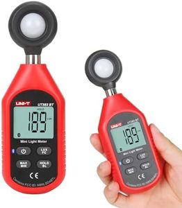 UNI-T UT383BT Mini Light Meter Digital Professional Bluetooth Luxometer 199900Lux 18500FC Illuminometer Photometer Light Lux Meter