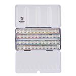 SCHMINCKE Horadam 48 Half Pan Watercolor Set, An Aluminum Tin 74448, Multicolor
