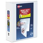 Avery Heavy Duty View 3 Ring Binder, 4 Inch, One Touch, White, 4 Pockets, 780 Sheet Capacity, PVC Free (79704)