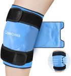 Comfpack Knee Ice Pack Wrap for Pain Relief, Reusable Gel Knee Ice Pack for Injuries, Hot Cold Therapy for Knee Replacement Surgery, ACL, Arthritis, Meniscus Tear, Swelling