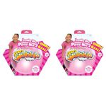 Wubble Super Bubble Ball - Pink | Looks Like a Bubble, Plays Like a Ball! | Inflates to 80cm Tall | Pump not Included | Outdoor Garden Toys | Ages 6+ (Pack of 2)