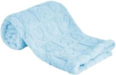 Sherpa Fleece Baby Blanket Heart Ch