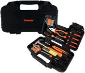 SOLUDE Small Tool Kit for Home 40-Piece General Basic Hand Tool Set Starter Tool Box with Tools Included for College Dorm Women Men Beginners