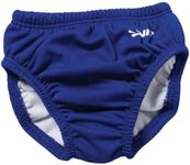 FINIS Reusable Swim Diaper for Babies - Snap Closure - UPF 50 & Up Sun Protection - Leak-Resistant Fit - Royal - XS