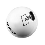Hurst 1631401 White Universal Knob with Hurst Logo
