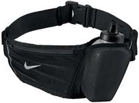 Nike Running Waist Pack Flex Stride Bottle Belt 12oz RN8060-082, Multicolor (Black/Silver), ワンサイズ