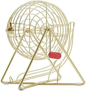 Professional Bingo Cage Only – Luxury Gold