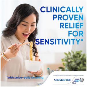 Sensodyne Repair & Protect Toothpaste, 75ml – Sensitive Teeth Care