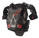 Alpinestars A-6 Chest Protector Black/Anthracite Md/Lg (6700022-1036-ML)