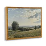 ARTZIO Framed Vintage Landscape Wall Art, Nature Plant Oil Painting Pictures canvas, Farmhouse Decor Living Room、Bedroom，New Home Gift Ideas，8x10in Ready To Hang