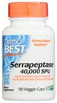 Doctors Best Serrapeptase 40,000 SPU, Non-GMO, Vegan, 90 Veggie Capsule (Pack of 1)