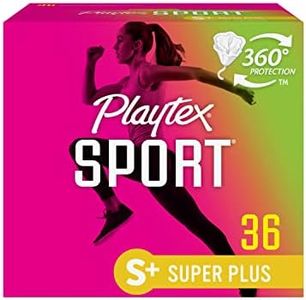 Playtex Sport Tampons with Flex-Fit Technology, Super Plus, Unscented - 36 Count