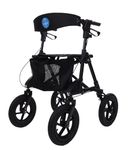 Angel Mobility AMR006 All Terrain Folding Folding Lightweight Rollator Mobility Walker with Seat