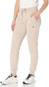 Champion Women's Joggers, Powerblend, Fleece Joggers, Comfortable Pants for Women, 29" (Plus Size Available), Champagne Frost, XX-Large