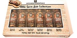 BBQ Spice Rub Gift Collection: Flavors include Mesquite Rub, Cajun Rub, Southwest Rub, Caribbean Rub, Mexican Rub, Memphis Rub