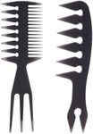 2 PCS Hair Comb Styling Set Barber 