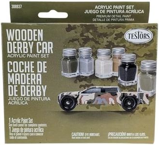 Testors TES308937 Testors .25 oz Acrylic Set Derby, Camo