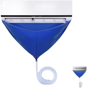 1 pcs Air Conditioner Cleaning Cover,Split Cleaning Kit,Funnel Shape Split AC Cleaning Cover Bag with Water Pipe Wall Mounted Air Conditioning Cleaning Kit for Household AC Units(blue)