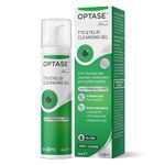 Optase Tea Tree Oil Eyelid Cleansing Gel for Daily Eyelid Hygiene – Suitable for Dry Eye, Blepharitis & Styes - Preservative Free - 50ml