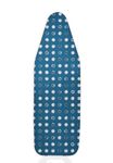 Wool Reversible Fitted Ironing Board Cover - 2 in 1 - One Side Wool One Side Cotton (Fits 54" x 18" Standard Ironing Boards) (Royal Blue)