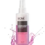 MONÉ PROFESSIONAL Leave In Conditioner Spray - Instant hair colour revival, hair shine, silk hair and smoothness - Multi-benefits hair treatment - Shake & Spray! ™