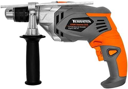 Terratek Heavy Duty Variable Speed Hammer Drill 1/2" 1050W