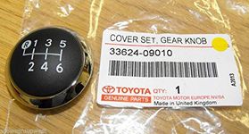 Genuine Toyota Avensis 2009> 6 Speed Gear Knob Chrome Top 33624-09010