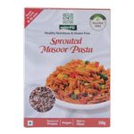 NutraHi Sprouted Masoor Pasta - 100% Gluten Free and Nutrient-Rich, Pack of 2-500g in Total (250g x 2)