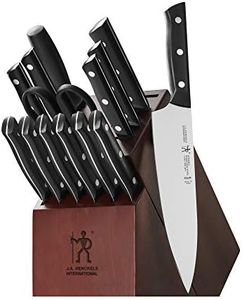 HENCKELS Dynamic Razor-Sharp 15-Piece Knife Set, Chef Knife, Bread Knife, Steak Knife, German Engineered Informed by 100+ Years of Mastery