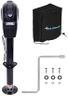 POLESTAR Electric Trailer Jack, 5000lbs Electric Power A-Frame Tongue Jack with Waterproof Protective Cover & LED Light for Travel Trailer Camper, RV, 12V DC with Hard Wiring, 9"-27" Lift