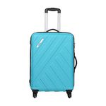 SAFARI RAY 67 Cms Check-in Trolley Bag Hard Case Polycarbonate 4 Wheels 360 Degree Wheeling System Luggage, Trolley Bags For Travel, Suitcase For Travel, Cyan