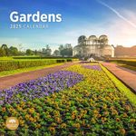 2025 Gardens Monthly Wall Calendar by Bright Day, 12 x 12 Inch Beautiful Landscape Nature Photography Gift