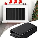 Magnetic Fireplace Blanket,Indoor Fireplace Covers Keep Drafts Out Stops Heat Loss, Fireplace Draft Stopper with Built-in Magnet for Iron Fireplace Frame (32" W x 39" H)