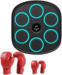 U ANNPER 2024 New Smart Music Boxing Machine with Gloves, Wall Mounted Boxing Music Workout Machine, Music Boxing Machine for Kids and Adults, Includes 2 Pairs of Gloves