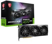 MSI GeForce RTX 4070 SUPER 12G GAMING X SLIM Gaming Graphics Card - 12GB GDDR6X, PCI Express Gen 4, 192-bit, 3x DP v 1.4a, HDMI 2.1a (Supports 4K & 8K HDR)