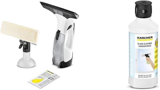 Kärcher WV 5 Plus Window Vac Bundle – 35min Battery, Spray Bottle, Cleaner