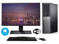 Dell Optiplex 980 Desktop 20 Inch Monitor ~ Windows 10 64 Bit ~ Intel Core i5 650@3.20GHz ~ 8GB DDR3 RAM ~ 250GB SATA HDD ~ Keyboard ~ Mouse ~ WiFi Adapter (Renewed)