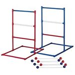 Franklin Sports 52018 Ladder Ball Set - Red, White, and Blue Golf Toss Set Includes 2 Ladder Ball Targets with Weighted Base and 6 Bolas - American Series