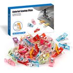 Ottemax Multipurpose Sewing Clips Pack of 60, Quilting accessories to Replace Sewing Pins Pinning and Marking, Assorted Colors